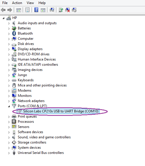 How to upload a sketch to NodeMCU in Windows environment