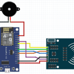 circuit diagram for NodeMCU interfaced with RFID reader
