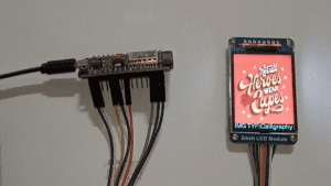 Displaying images on ST7789 IPS module interfaced with ESP8266
