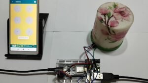 Colour changing Bluetooth WS2812B RGB ring light