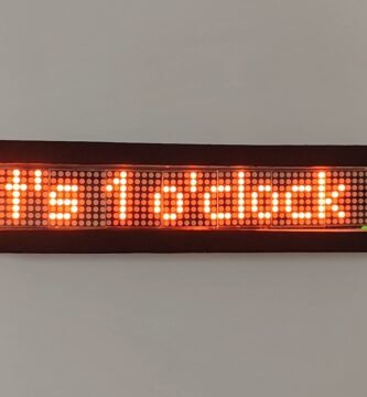 Word Clock using MAX7219 LED Dot Matrix Display